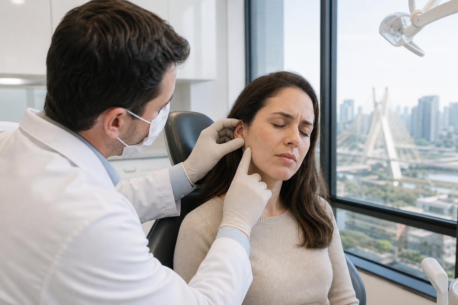 Dentista para dor no ouvido relacionada à DTM em São Paulo