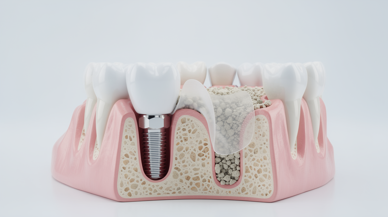 Regeneração óssea guiada e implantes: conceitos e indicações