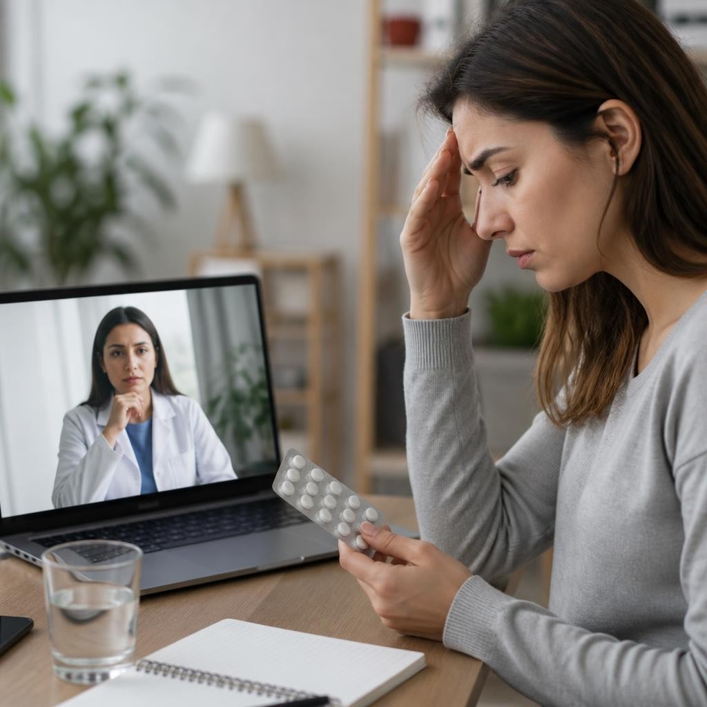 Quais são os efeitos colaterais mais comuns da medicação psiquiátrica online?