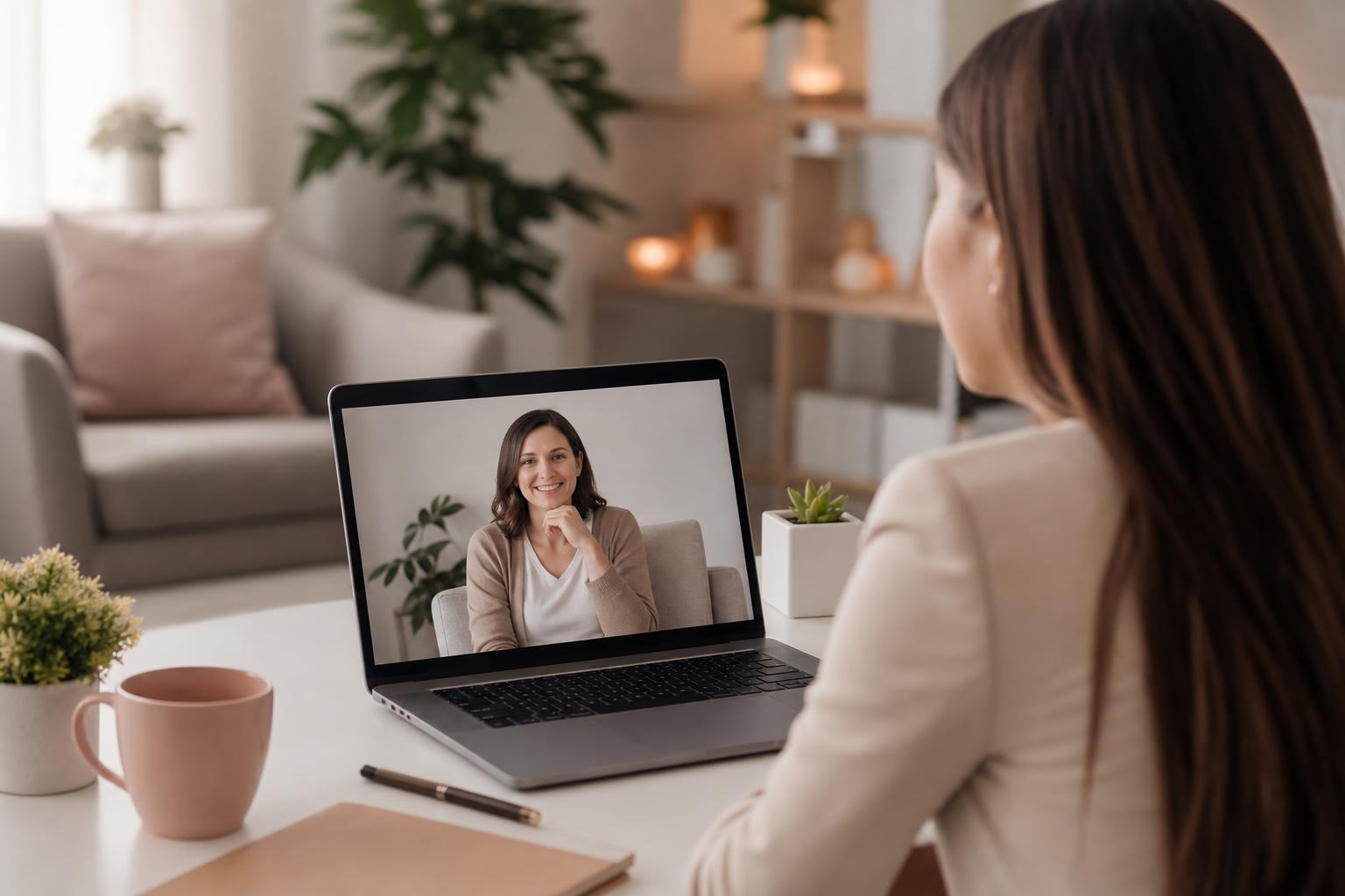 Como funciona a primeira sessão de psicoterapia online para mulheres