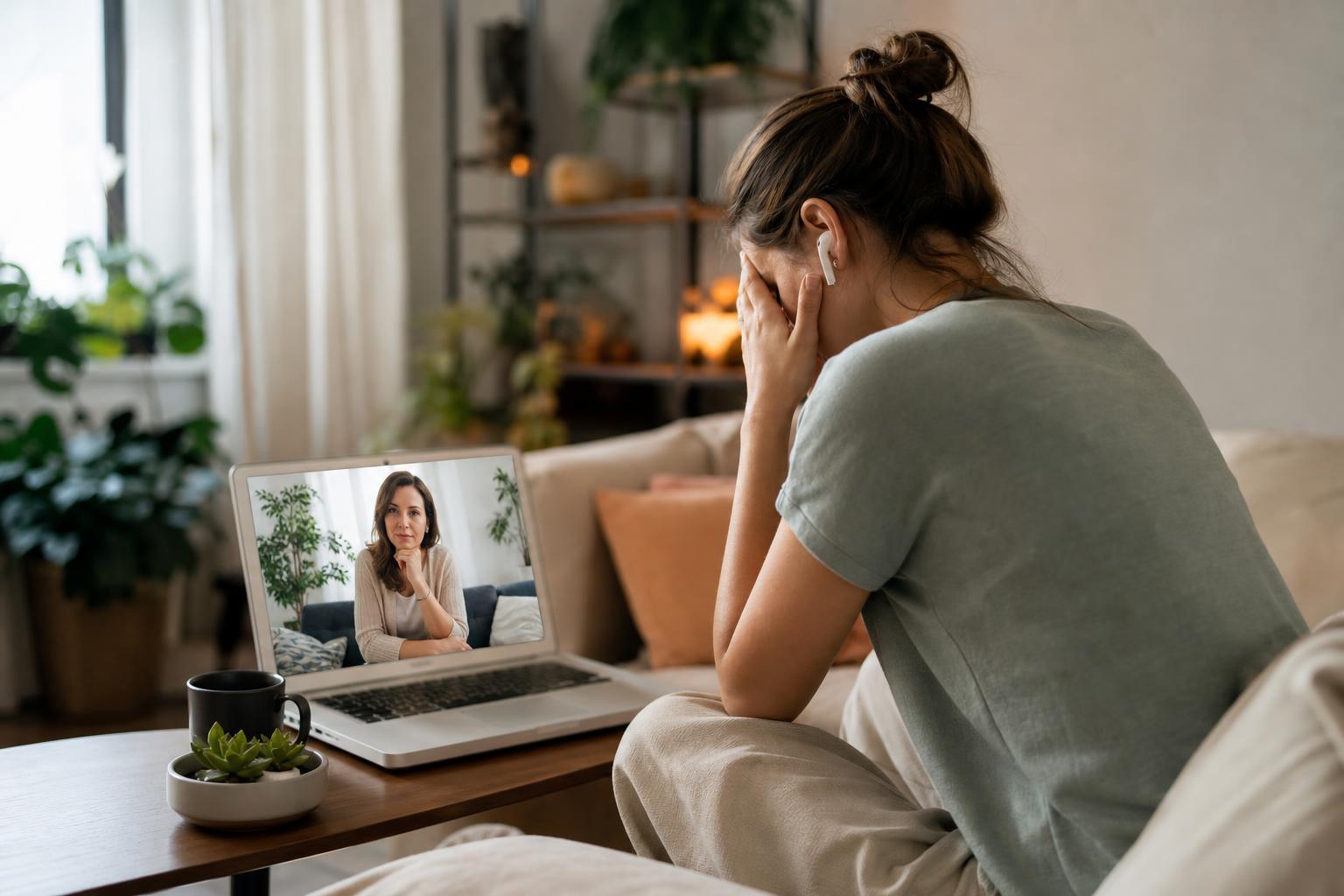 Como a terapia online para mulheres ajuda em crises de ansiedade?
