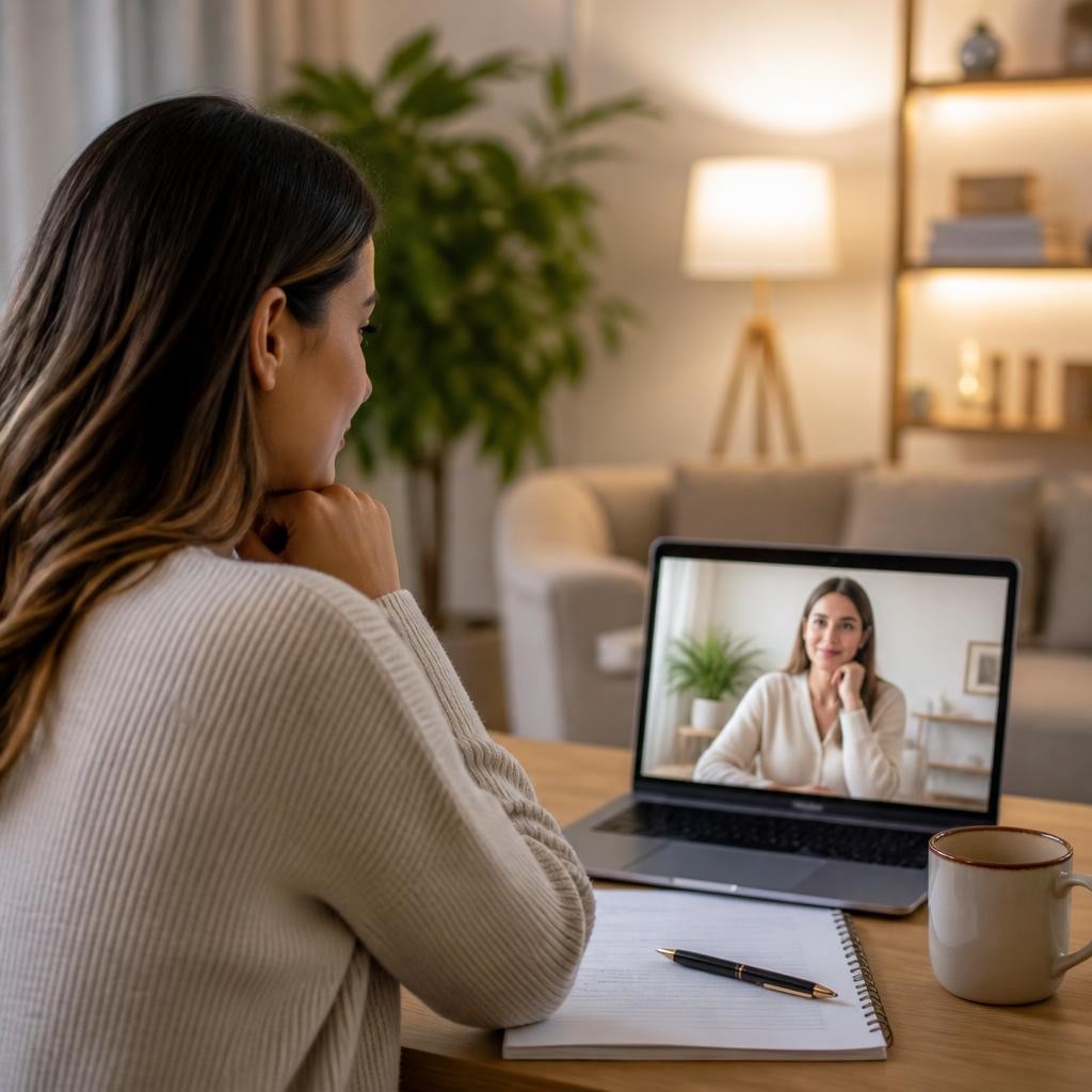Como a terapia online ajuda mulheres a superar a dependência emocional em 2026
