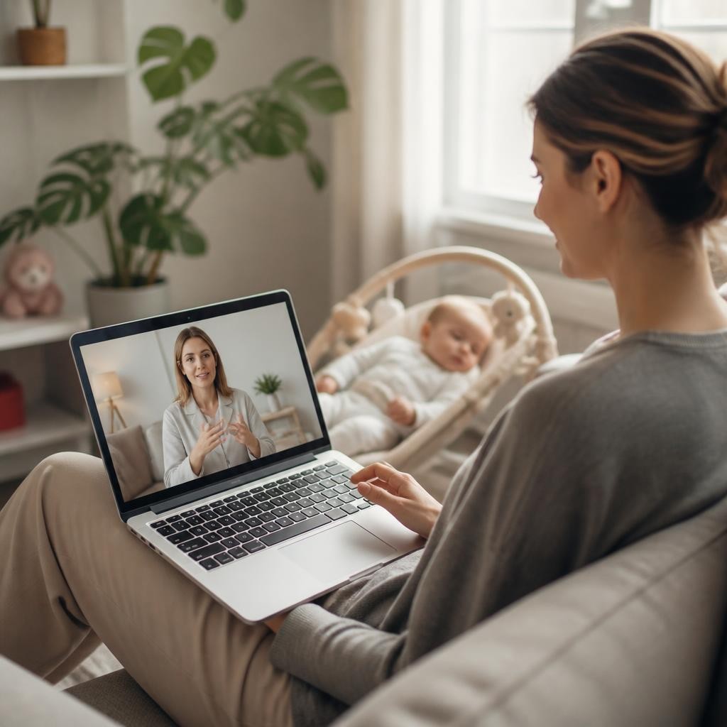 Como a terapia online ajuda mulheres a superar a ansiedade na maternidade